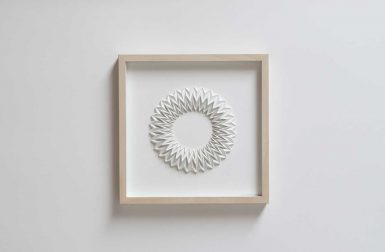 Zai Divecha Turns Plain White Paper Into Geometric Sculptures