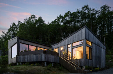 Alma Eik's Sustainable Modern Cabin on a Lake in Rural Norway